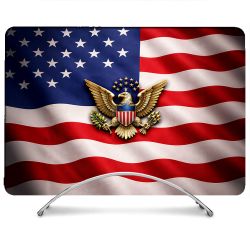 Coque Renforcée Pour MacBook Neo Voyage Drapeau USA Etats Unis