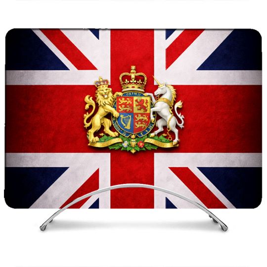 Coque Renforcée Pour MacBook Neo Voyage Drapeau Grande Bretagne UK