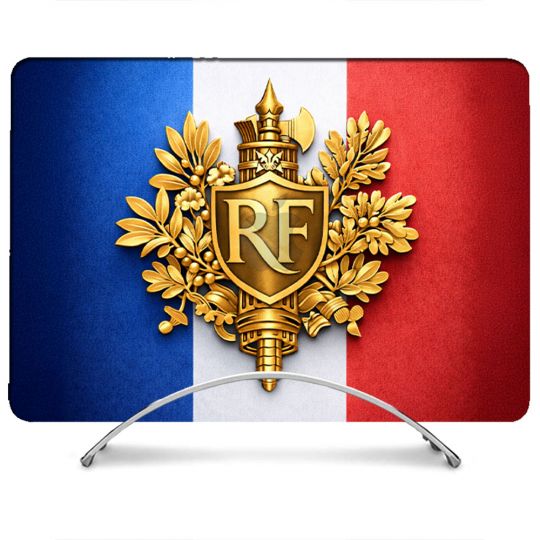 Coque Renforcée Pour MacBook Neo Voyage Drapeau France