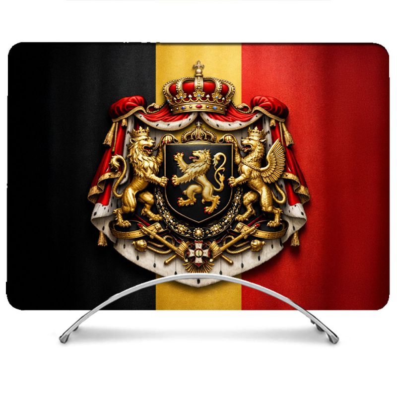 Coque Renforcée Pour MacBook Neo Voyage Drapeau Belgique