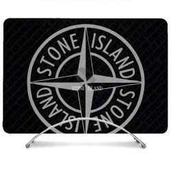 Coque Renforcée Pour MacBook Neo Stone Island Gris