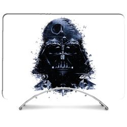 Coque Renforcée Pour MacBook Neo Star Wars - Dark Vador Blanc