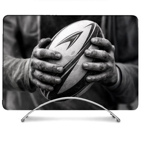 Coque Renforcée Pour MacBook Neo Sport Rugby Ballon Moderne