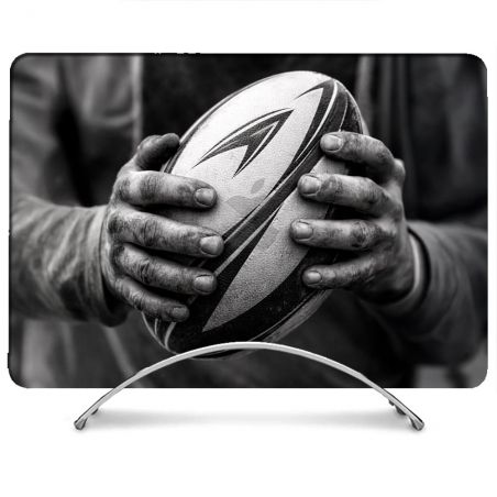 Coque Renforcée Pour MacBook Neo Sport Rugby Ballon Moderne