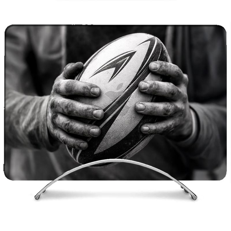 Coque Renforcée Pour MacBook Neo Sport Rugby Ballon Moderne