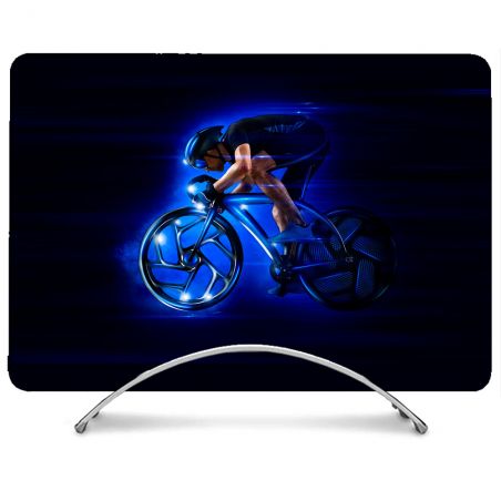 Coque Renforcée Pour MacBook Neo Sport Cyclisme Bleu
