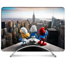 Coque Renforcée Pour MacBook Neo Schtroumpfs New York