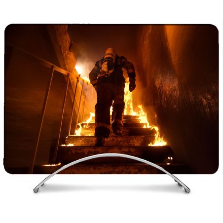 Coque Renforcée Pour MacBook Neo Pompier Escalier