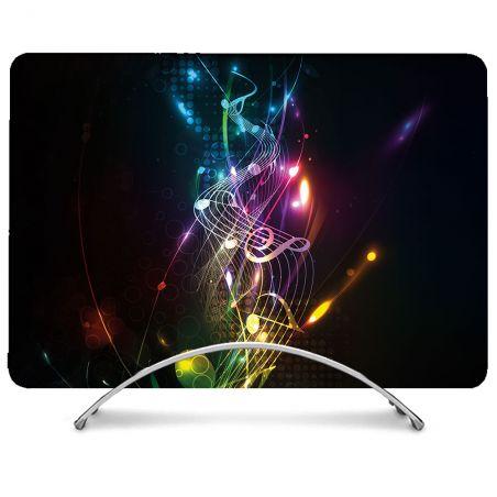 Coque Renforcée Pour MacBook Neo Musique Partition Multicolore