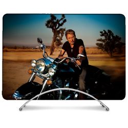 Coque Renforcée Pour MacBook Neo Musique Johnny Hallyday Moto