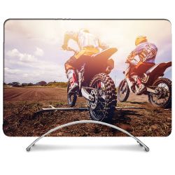 Coque Renforcée Pour MacBook Neo Moto Cross Soleil