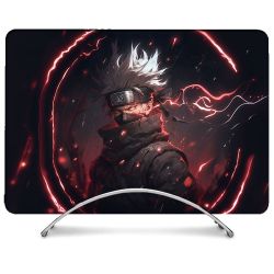Coque Renforcée Pour MacBook Neo Manga Naruto Kakashi Dark