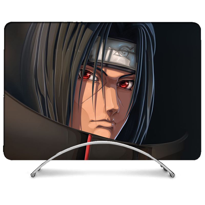Coque Renforcée Pour MacBook Neo Manga Naruto Itachi Visage