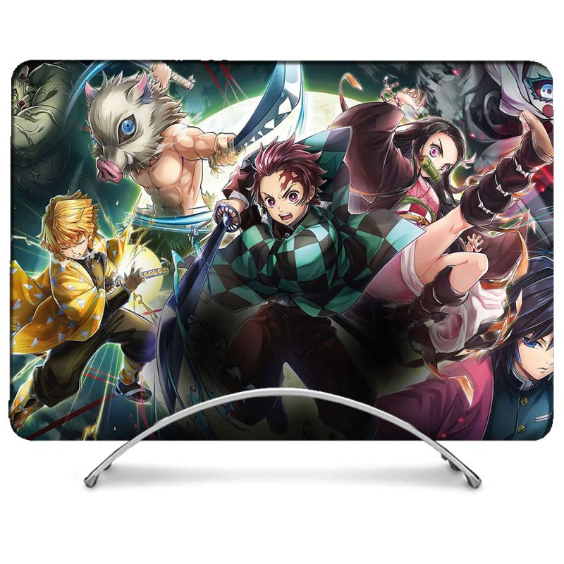 Coque Renforcée Pour MacBook Neo Manga Demon Slayer Groupe