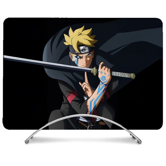 Coque Renforcée Pour MacBook Neo Manga Boruto Tatouage