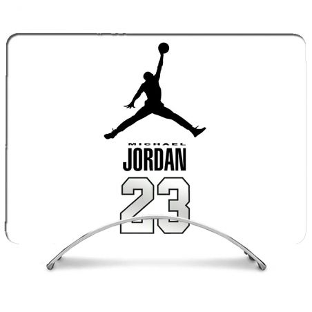Coque Renforcée Pour MacBook Neo Jordan 23 Blanc