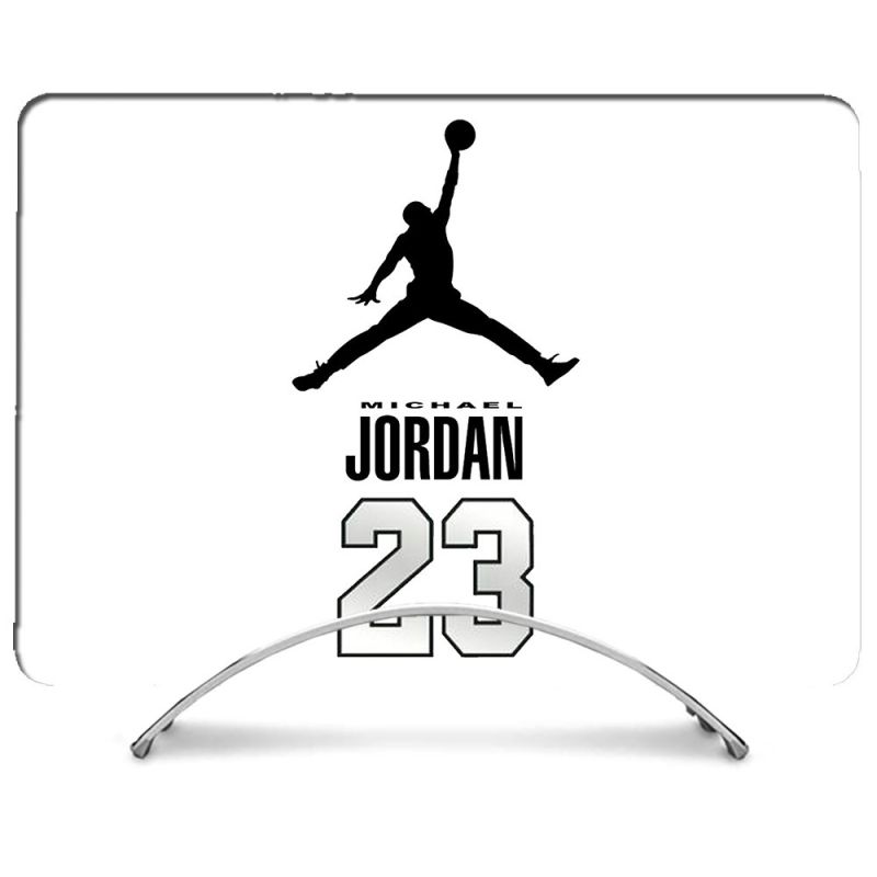Coque Renforcée Pour MacBook Neo Jordan 23 Blanc