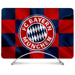 Coque Renforcée Pour MacBook Neo Foot Bayern Munich Carreaux