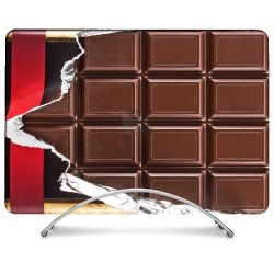 Coque Renforcée Pour MacBook Neo Texture Trompe Oeil Chocolat