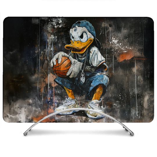 Coque Renforcée Pour MacBook Neo Street Art Donald Duck