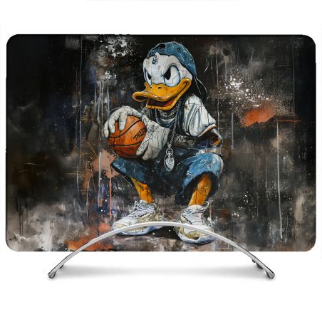 Coque Renforcée Pour MacBook Neo Street Art Donald Duck