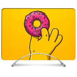 Coque Renforcée Pour MacBook Neo Simpson Donuts
