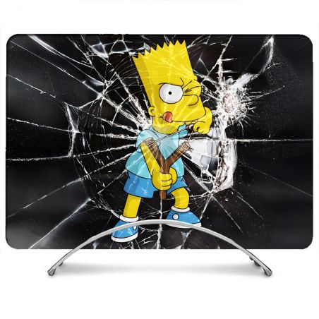 Coque Renforcée Pour MacBook Neo Simpson Bart