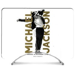 Coque Renforcée Pour MacBook Neo Michael Jackson Blanc