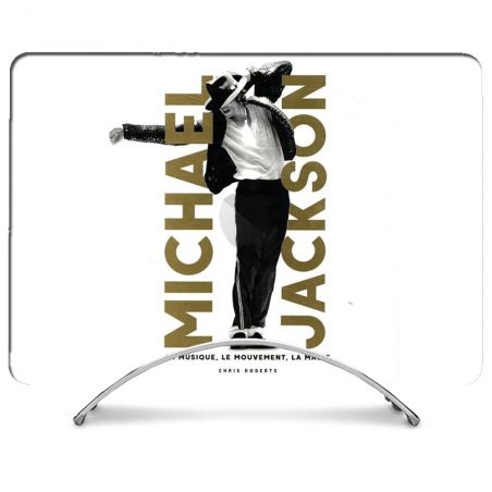 Coque Renforcée Pour MacBook Neo Michael Jackson Blanc