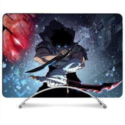 Coque Renforcée Pour MacBook Neo Manga Solo Leveling Sung Epee