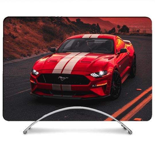 Coque Renforcée Pour MacBook Neo Ford Mustang GT500 Rouge