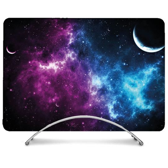 Coque Renforcée Pour MacBook Neo Univers Bleu Violet