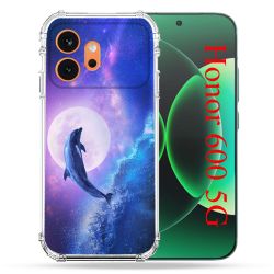 Coque Renforcée Pour Honor 600 5G Animal Dauphin Vague