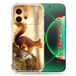 Coque Renforcée Pour Honor 600 5G Animal Ecureuil Bois