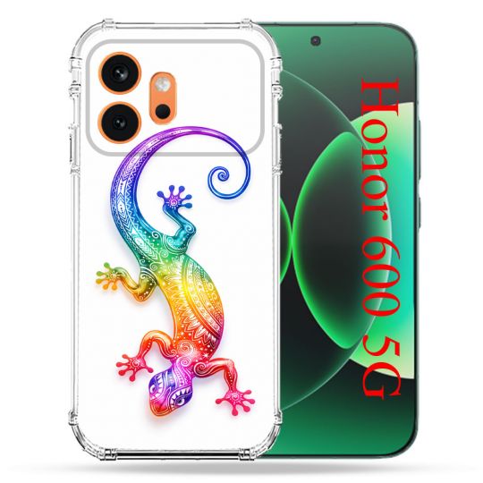 Coque Renforcée Pour Honor 600 5G Animal Salamandre Color 2026