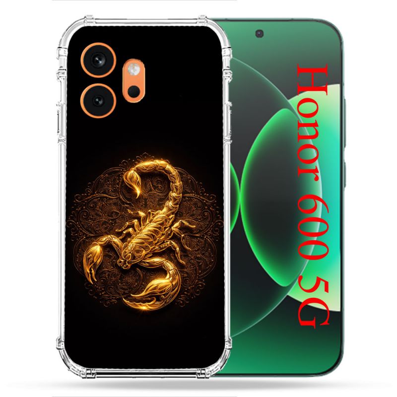 Coque Renforcée Pour Honor 600 5G Animal Scorpion Fresque 2026