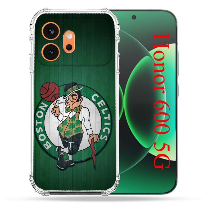 Coque Renforcée Pour Honor 600 5G Basket Boston Celtics