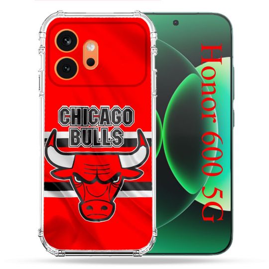 Coque Renforcée Pour Honor 600 5G Basket Chicago Bulls