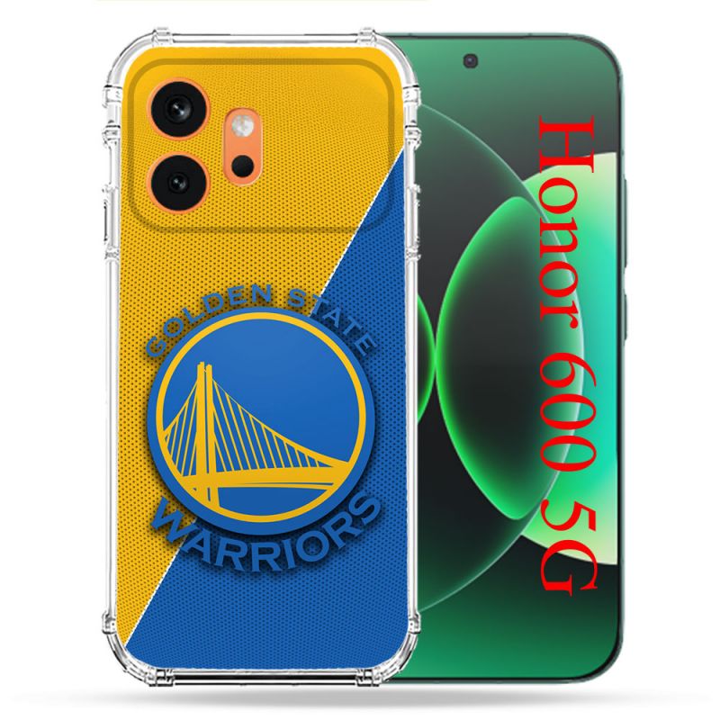 Coque Renforcée Pour Honor 600 5G Basket Golden State Warriors