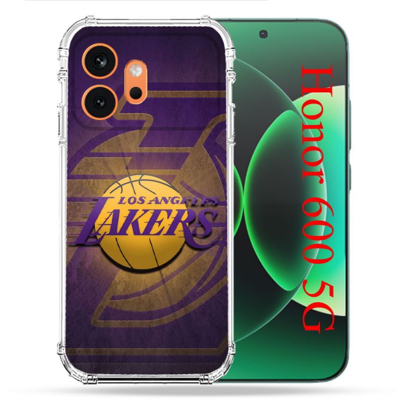 Coque Renforcée Pour Honor 600 5G Basket Los Angeles Lakers