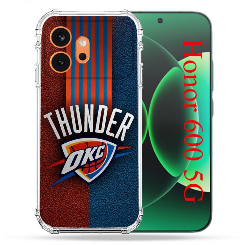 Coque Renforcée Pour Honor 600 5G Basket Oklahoma City Thunder