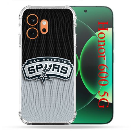 Coque Renforcée Pour Honor 600 5G Basket San Antonio Spurs
