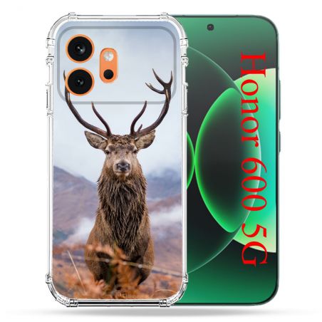 Coque Renforcée Pour Honor 600 5G Chasse Chevreuil Montagne