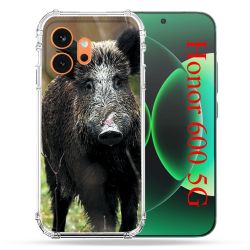 Coque Renforcée Pour Honor 600 5G Chasse Sanglier bois