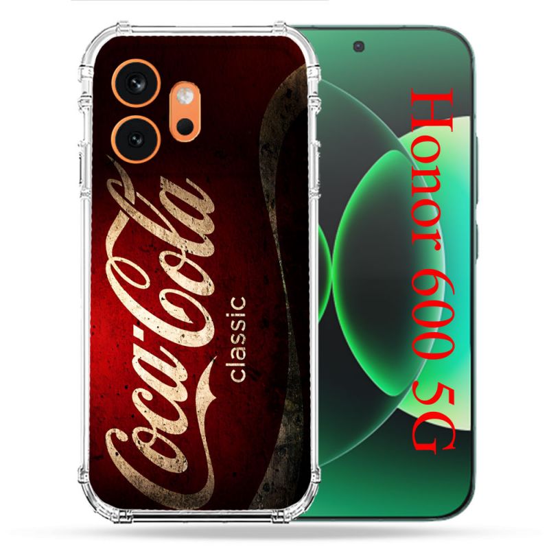 Coque Renforcée Pour Honor 600 5G Coca Cola Classique