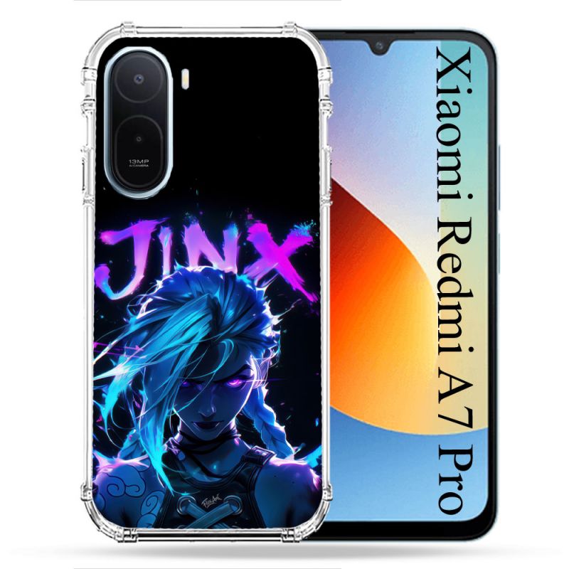 Coque Renforcée Pour Xiaomi Redmi A7 Pro Arcane Jinx Night
