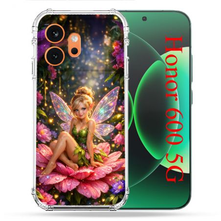 Coque Renforcée Pour Honor 600 5G Fantastique Fee Fleur