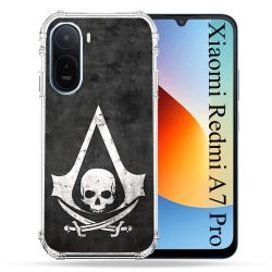 Coque Renforcée Pour Xiaomi Redmi A7 Pro Assassin Creed Tete Mort