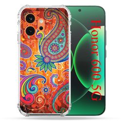 Coque Renforcée Pour Honor 600 5G Fleur Psychedelic