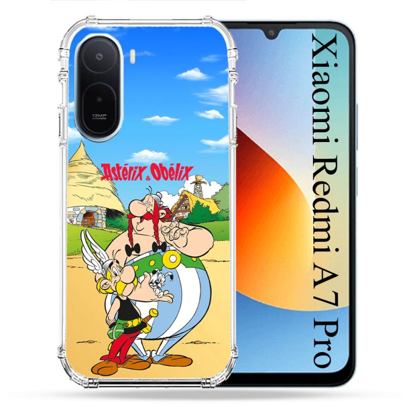 Coque Renforcée Pour Xiaomi Redmi A7 Pro Astérix Obélix Color